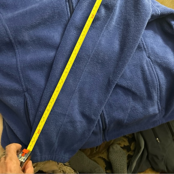 Columbia Navy Blue Fleece Full Zip Jacket - Picture 5 of 6